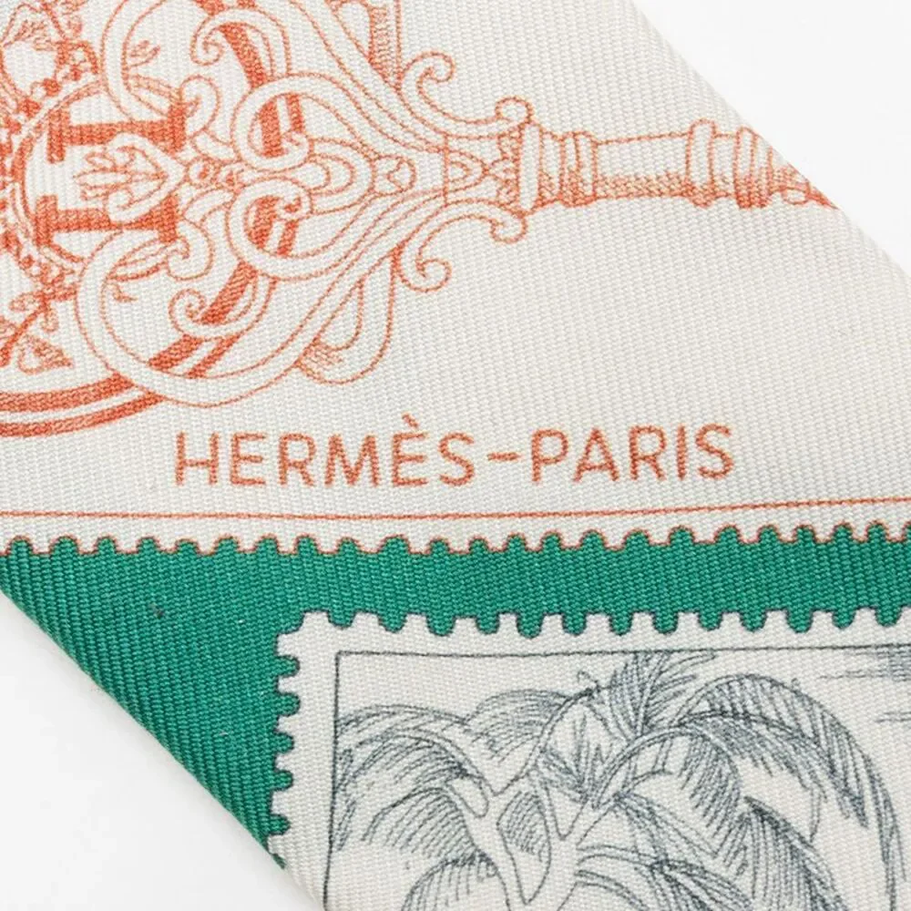 Hermes Silk Le Philateliste Du Faubourg Twilly Scarf